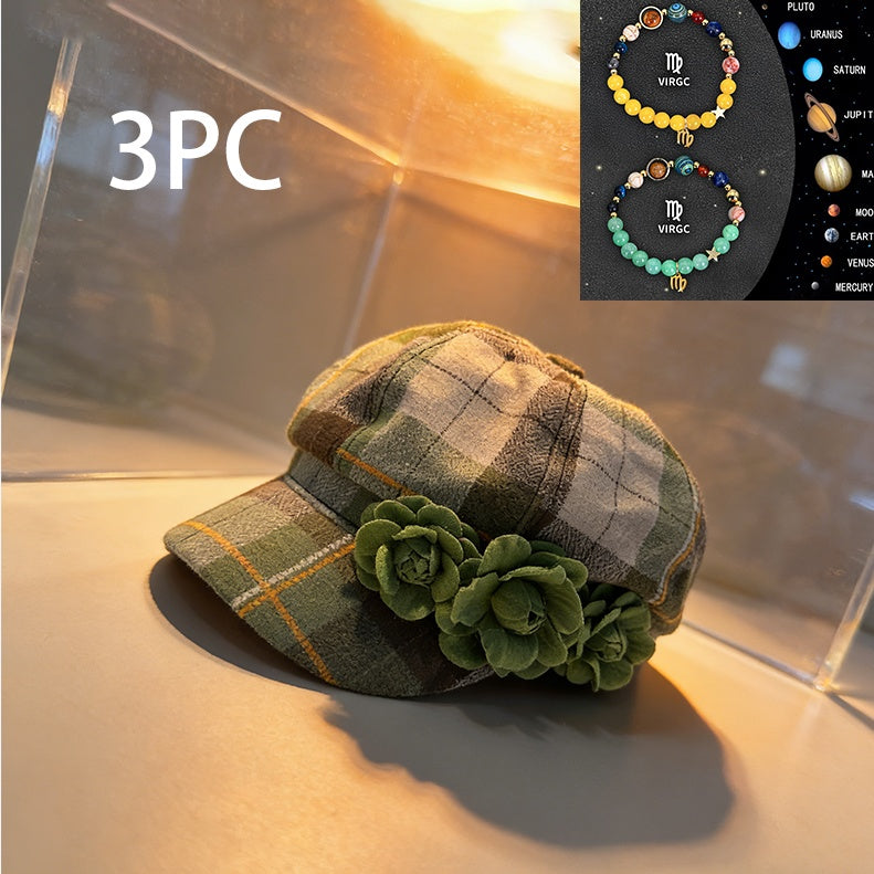 British-style Casual Painter Hat That Is Versatile And Can Show Off Your Face
