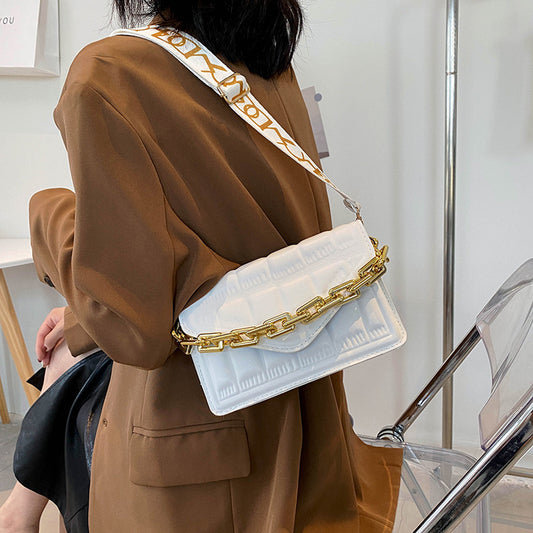 Populær Tjek Fordybning Kæde En Skulder Crossbody