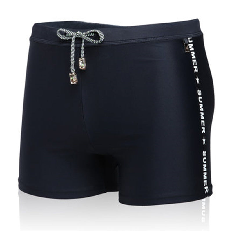 Men's Anti Embarrassment Boxer Swimming Trunks