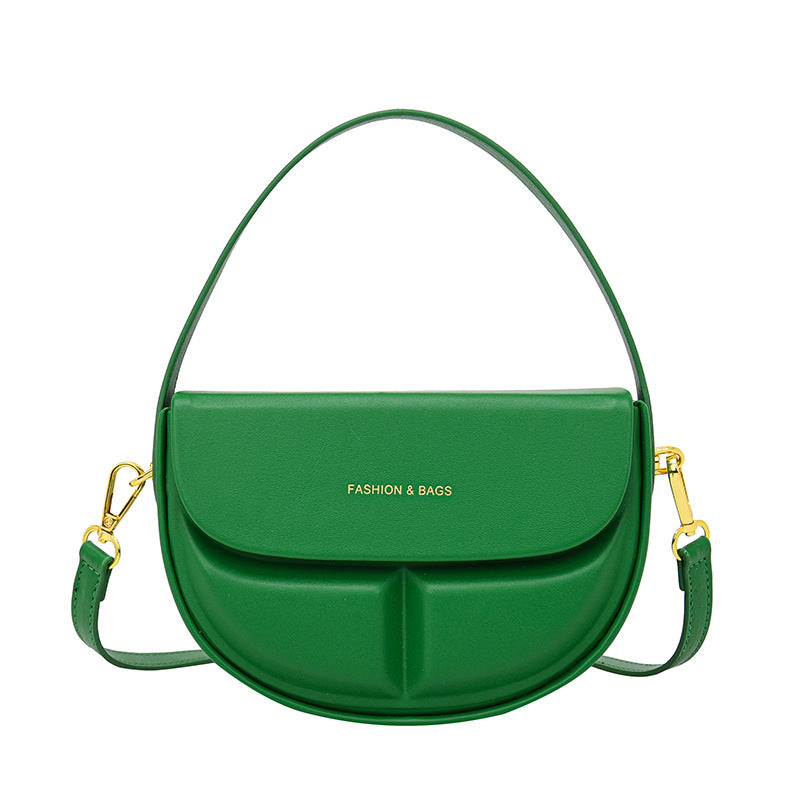 Advanced Texture Candy-colored One-shoulder Crossbody Handbag