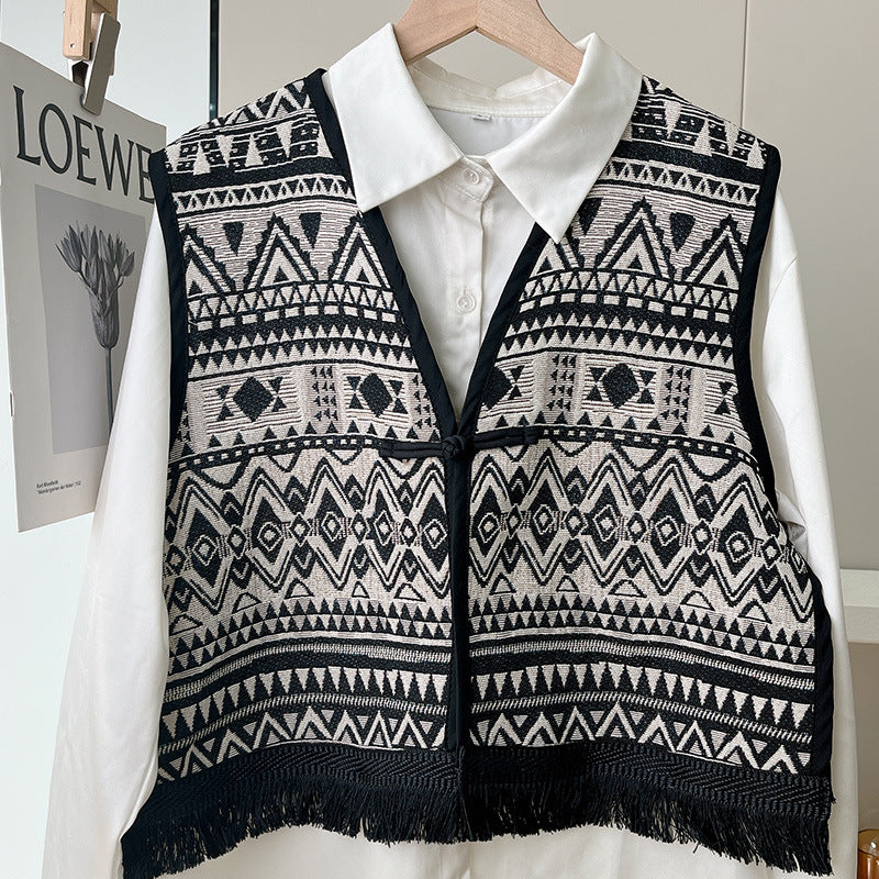 Hong Kong Style Shawl For Women New Spring Summer Ethnic Style