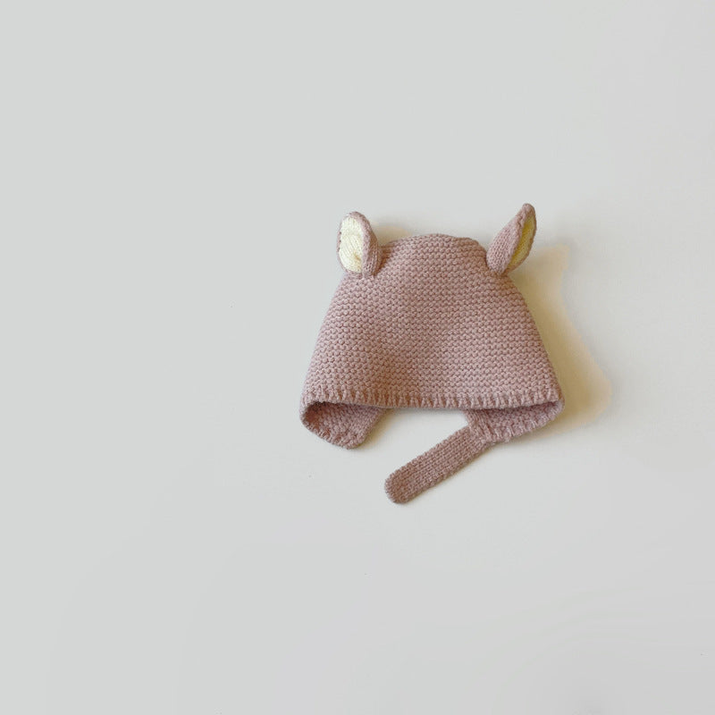 Rabbit Knitted Children's Ear Protection Hat