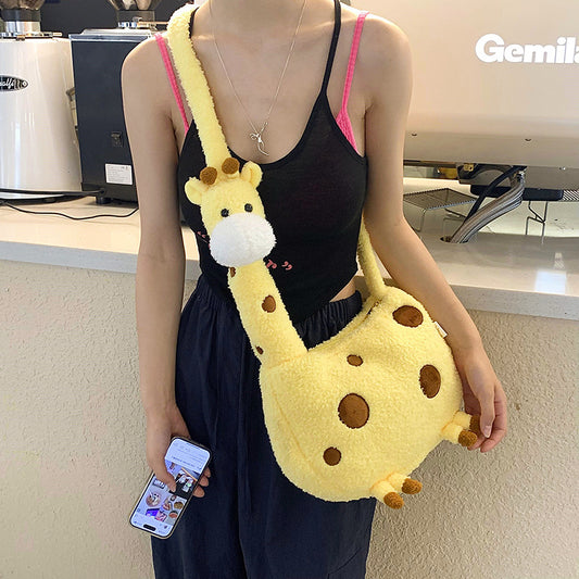 Sød Giraf Crossbody Taske til Kvinder