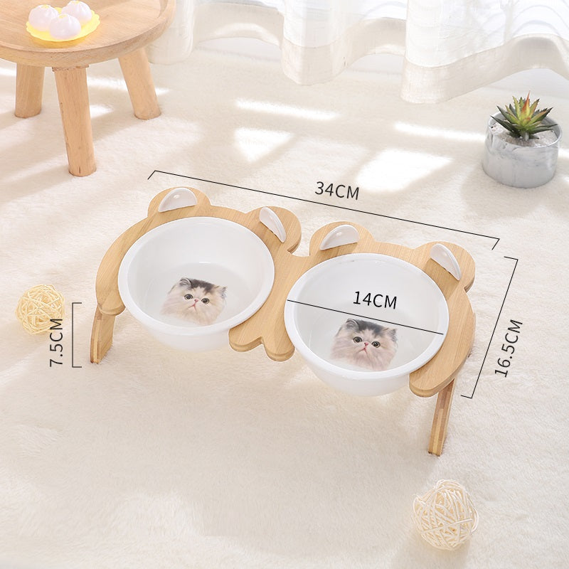 Cervical Spine Tilt Ceramic Cat Basin