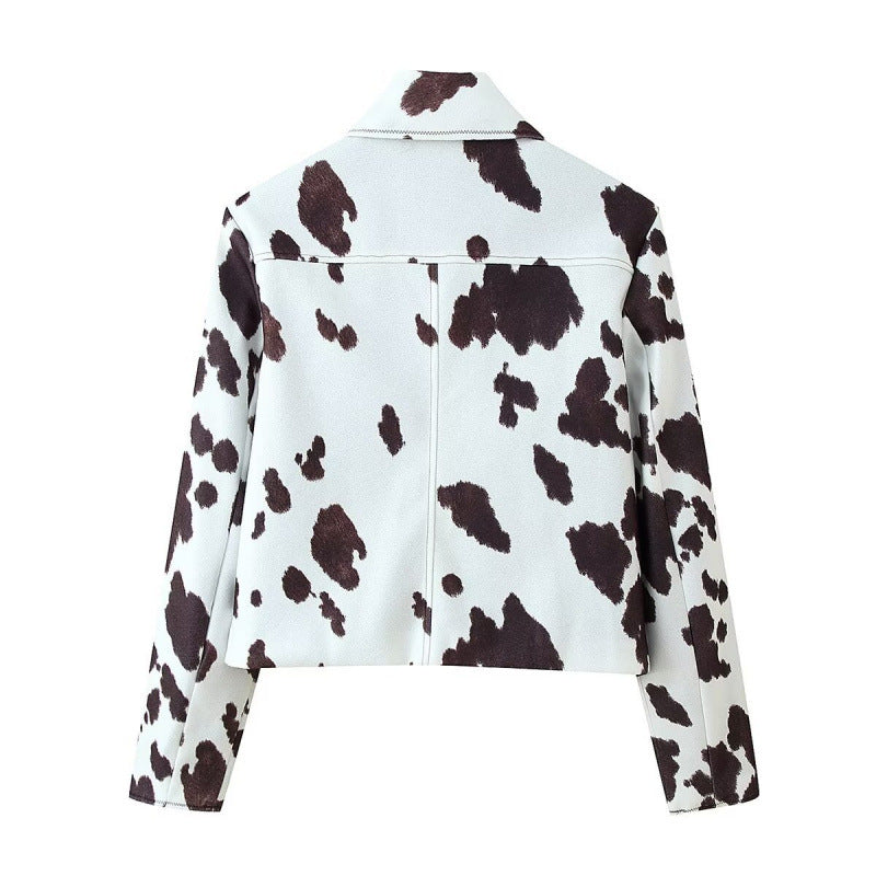 Fashionable Casual All-match Western Style Woolen Jacket Coat