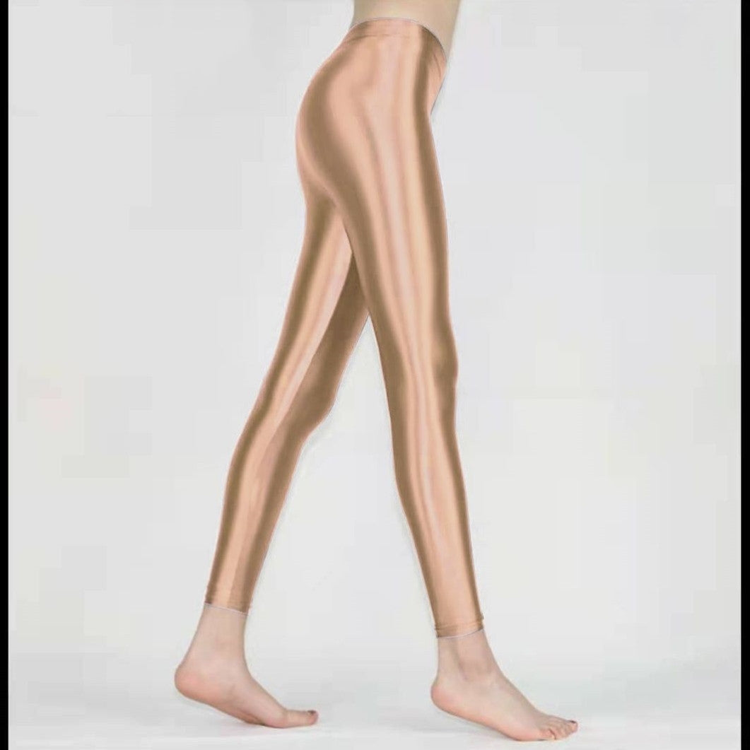 Seamless One Piece Leggings Women's Thin Footstep Old-fashioned