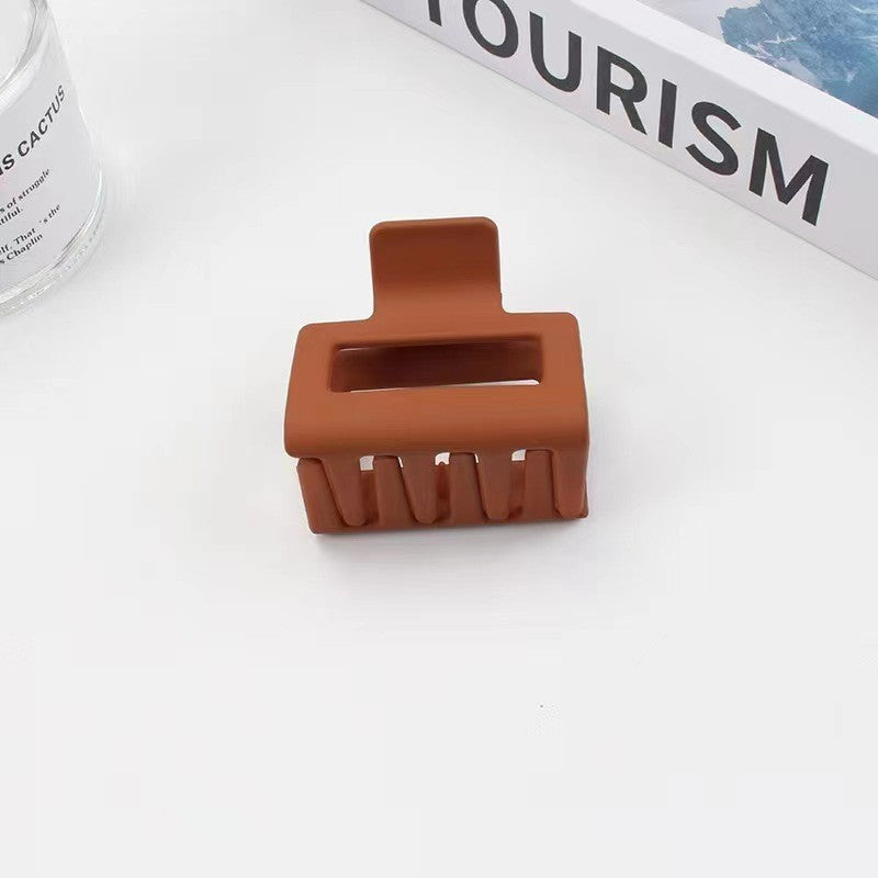 Square Matte Rubber Paint Hairpin Female