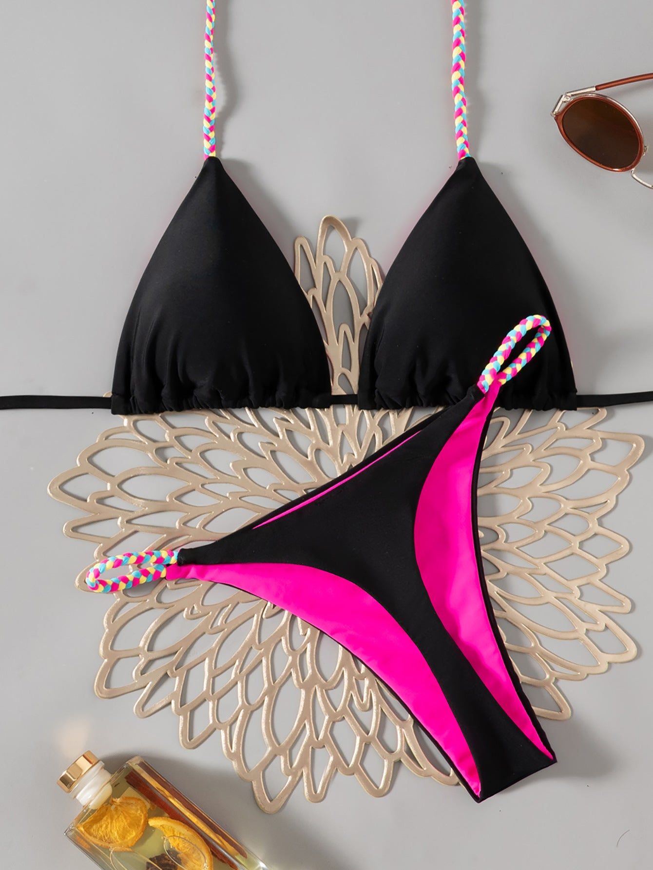 Lace-up Swimwear Deluxe Bikini Set