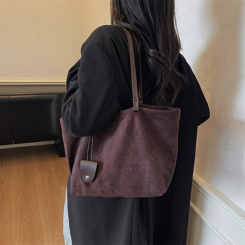 Retro Large-Capacity Fashionable Womens Shoulder Bag