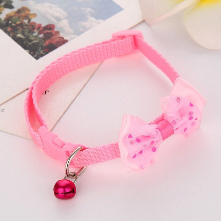 Pet Bow Bell Bell Collar