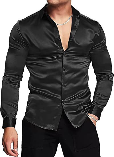 Men's Fashion Lapel Casual Long-Sleeve Shirt