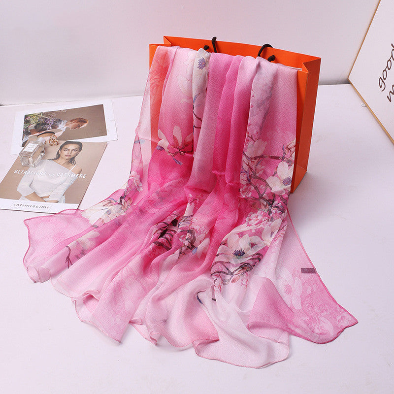 Women's Qianli Jiangshan Tu Tulle Scarf