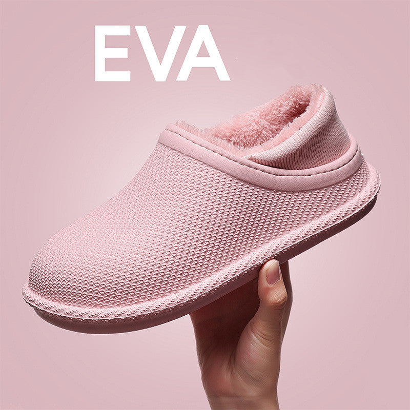 New Autumn And Winter Cotton Slippers Household EVA Waterproof And Non-slip