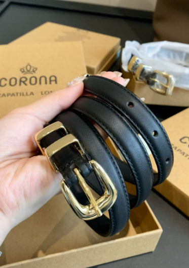 Versatile, Sophisticated Leather Belt With A Premium Feel