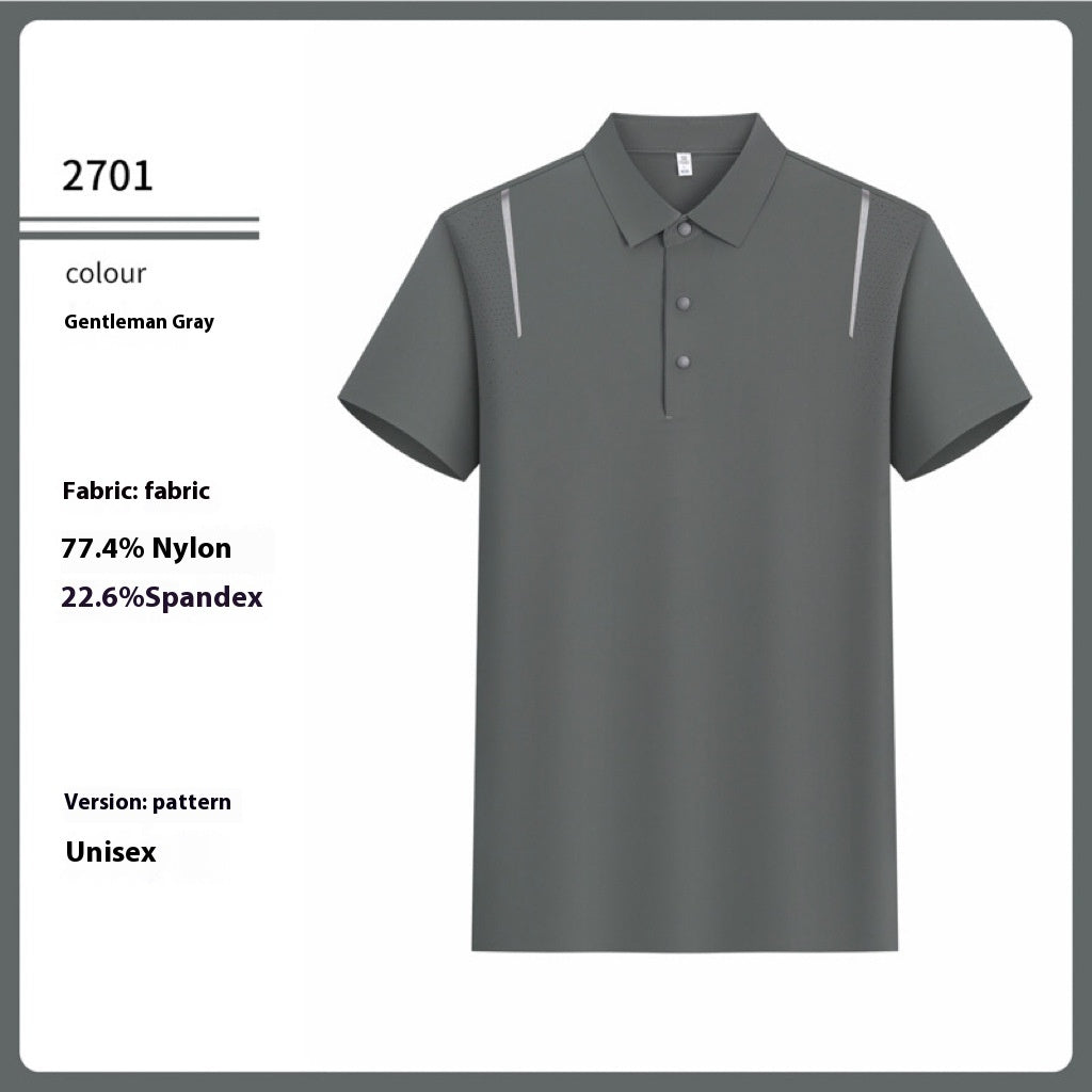 Male Leisure Sports And Leisure Breathable Polo T-shirt