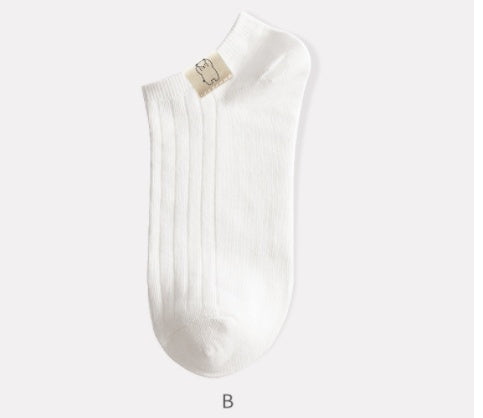White Bear Cloth Label Small Invisible Women's Socks
