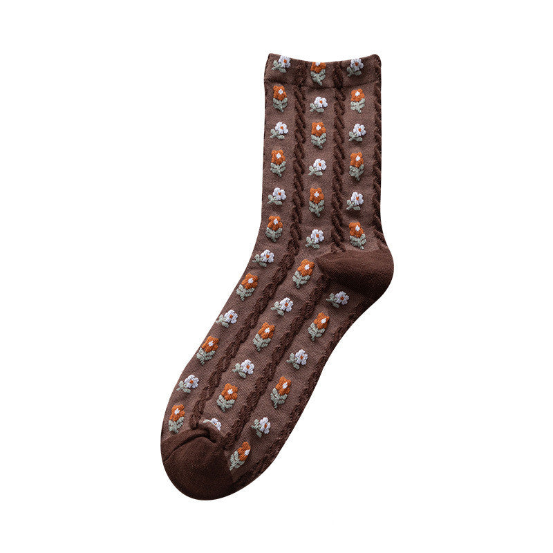 Women's Cotton Cute Japanese Bear Stockings