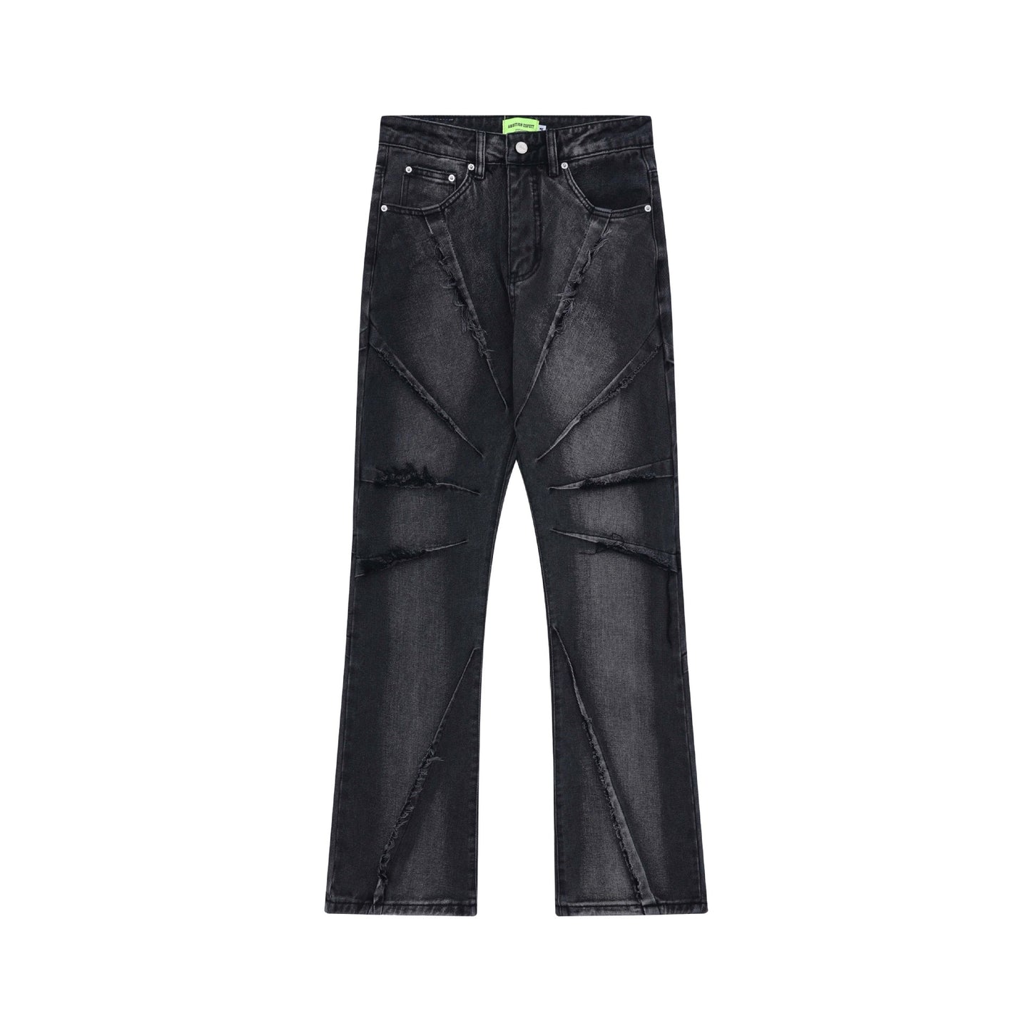Old Pleated Cat Beard Slightly Flared Cow Fashion Brand Loose-fitting Wide-leg Trousers