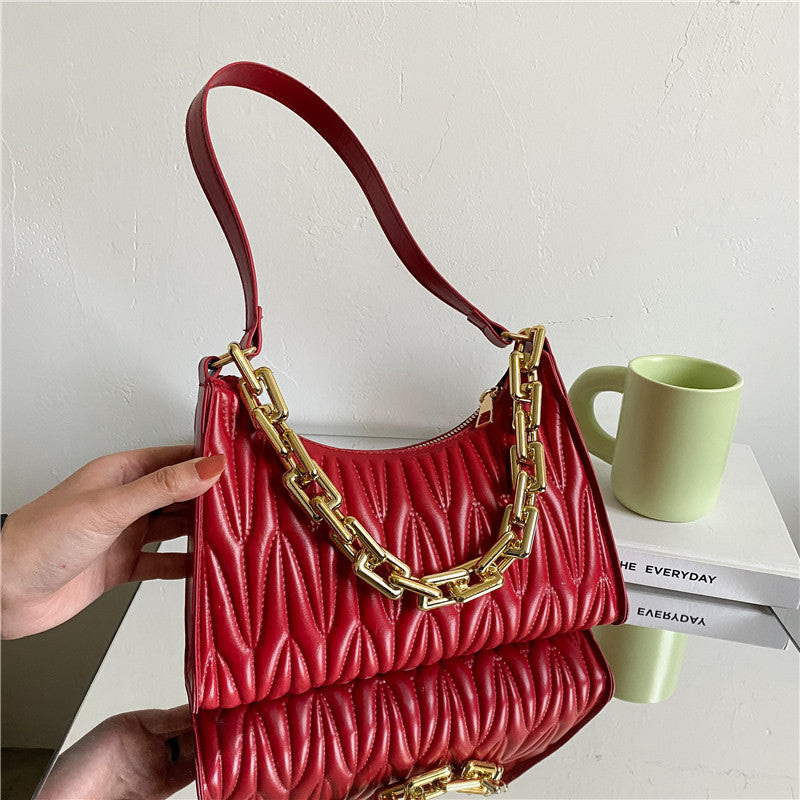 Fashion Acrylic Chain Underarm Bag