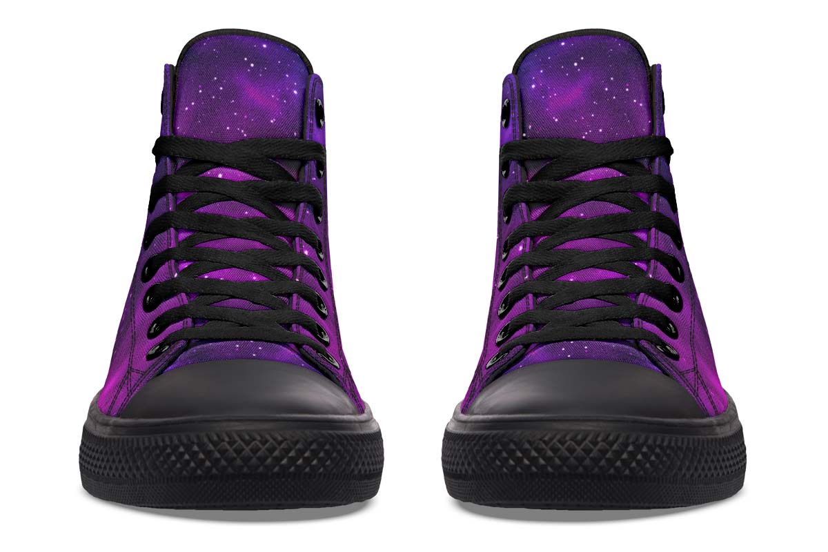 Printed Couple High-top Canvas Shoes