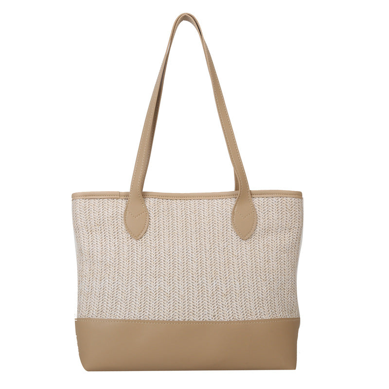 Large And Minimalist Storage Bag For Women's Shoulder