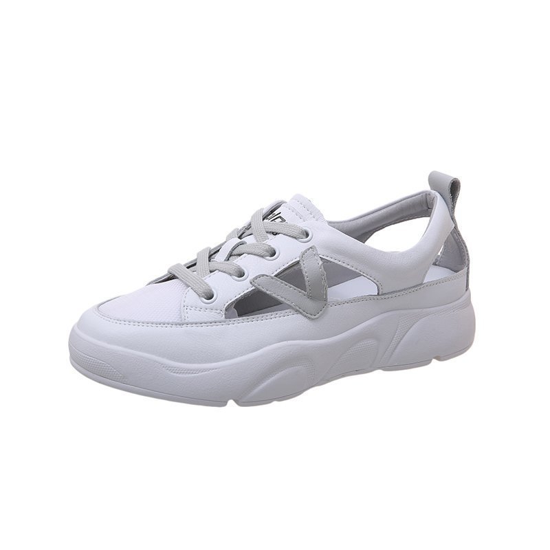 Hollow Toe  Sports Flat Mid-heel Women's Shoes