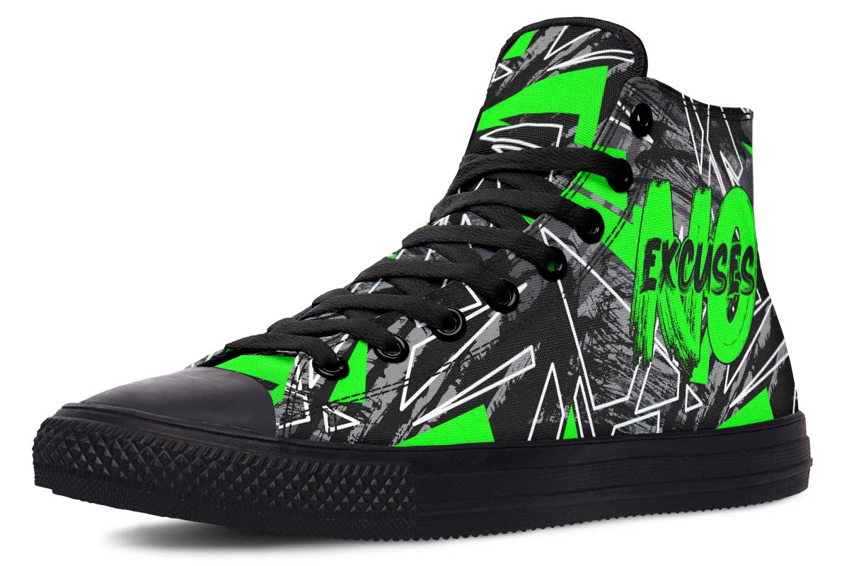 Printed Couple High-top Canvas Shoes
