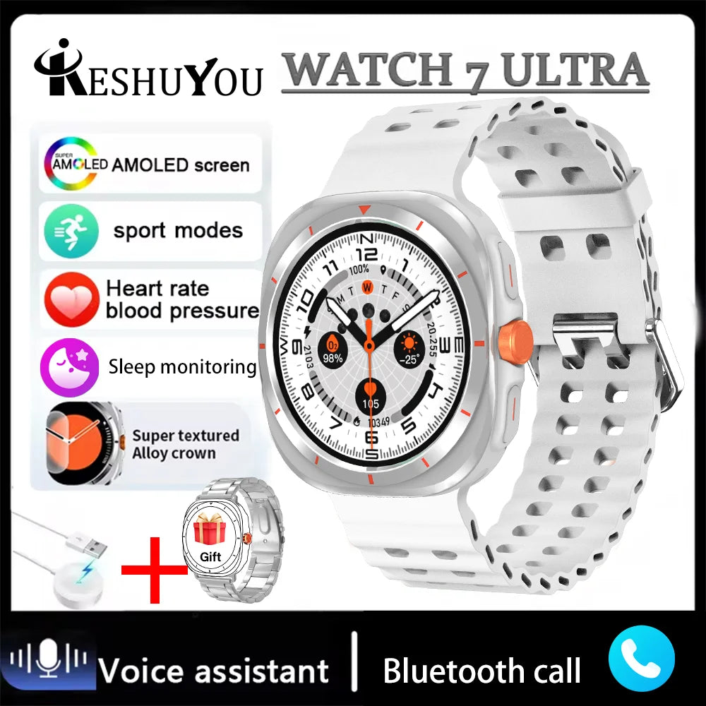 New Smart Watch Classic Men Women Smart Watch HD AMOLED Voice Call Gesture Answer Customized Dial Sports Smart Watch