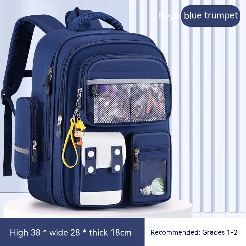 Children's Burden Reduction Large-capacity Backpack Multifunctional Spine Protection