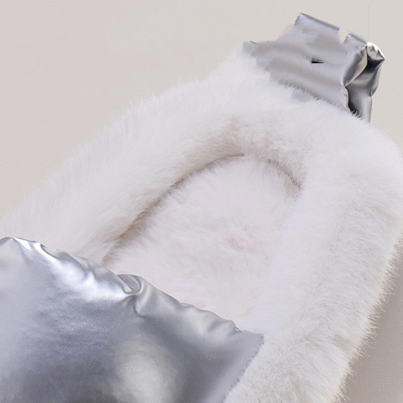 The New Fall And Winter Indoor Thick Bottom  Tread Shit Sense Cotton Slippers