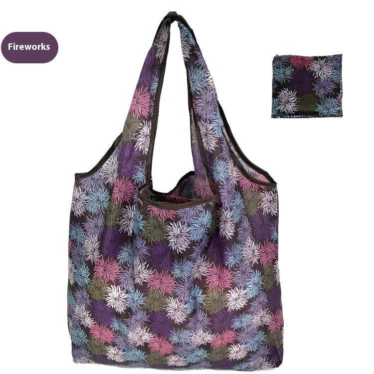 Folding Shopping Cartoon Portable Large Capacity Portable Grocery Bag