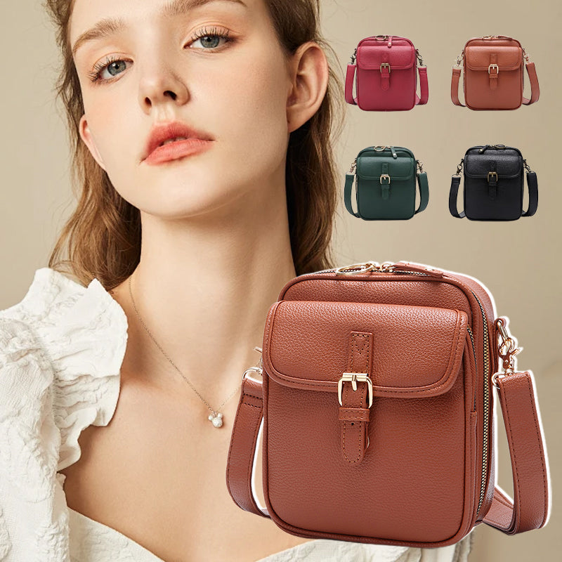 Unisex Vintage Large Capacity Messenger Bag Storage Bag  With 10 Card Inserts Casual Backpack Women's Bag Retro Backpack Large Capacity Travel