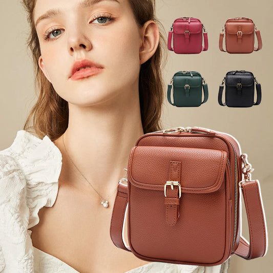 Unisex Vintage Large Capacity Messenger Bag Storage Bag  With 10 Card Inserts Casual Backpack Women's Bag Retro Backpack Large Capacity Travel