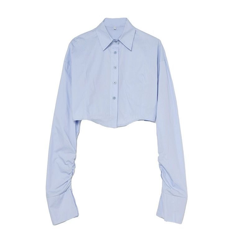All-matching Slim Fit Short Chic Temperament Shirt