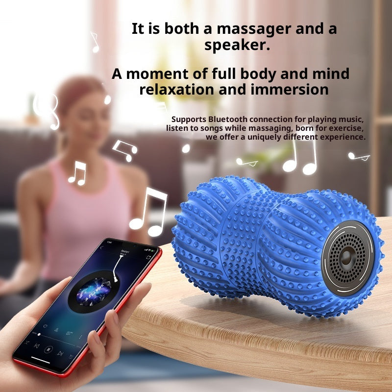 Elektrisk Peanut Yoga Kugle Rulle Skumrulle Massageinstrument Rullende Aksel