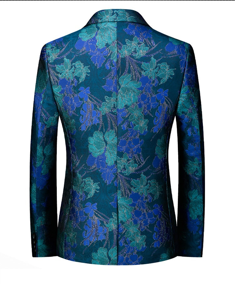 Jakkesæt til mænd, vært, toastmaster, bryllup, forlover, jacquard