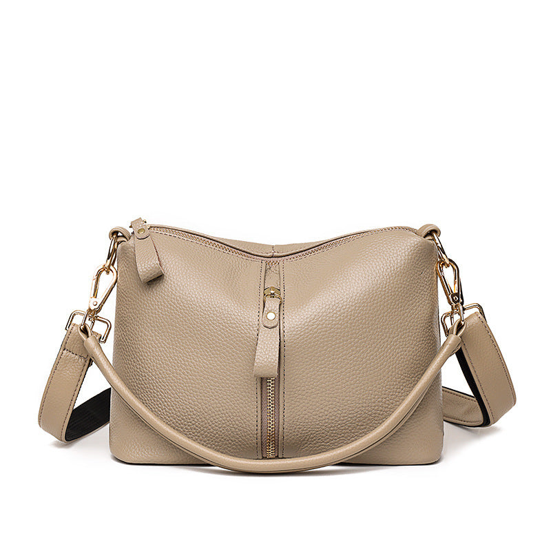 Small Square Bag Fashion Top Layer Cow Leather