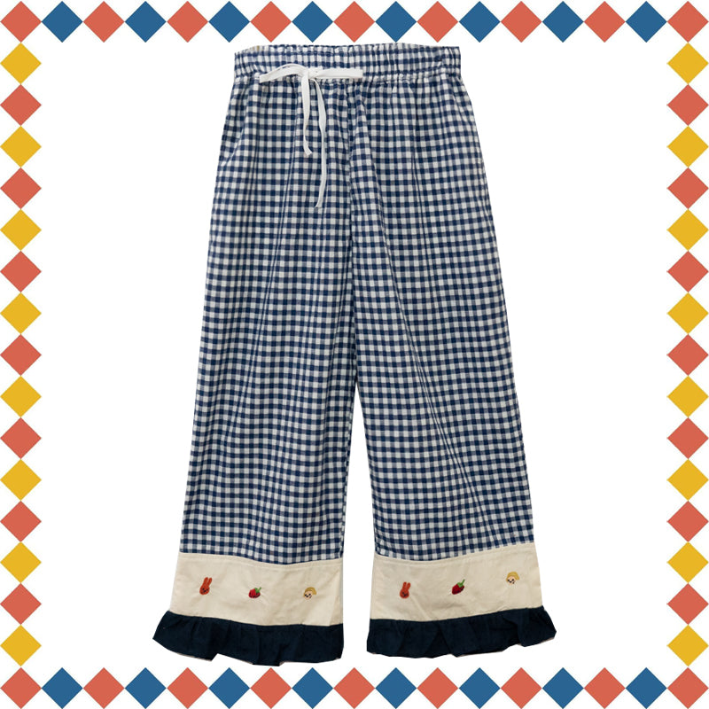 Women's Casual Cropped Wide Leg Pants