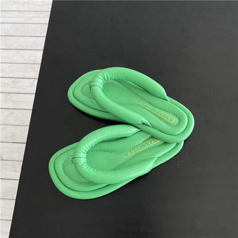 Flat-bottomed Soft Flip-flops For Women