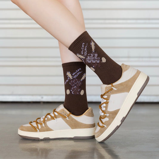 Tide Brand Cartoon RabbitDesign Sweet Cool Socks