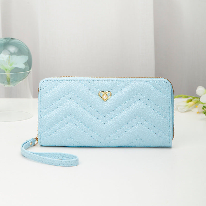 Fashion Clutch Bag Texture Embroidery Thread Love