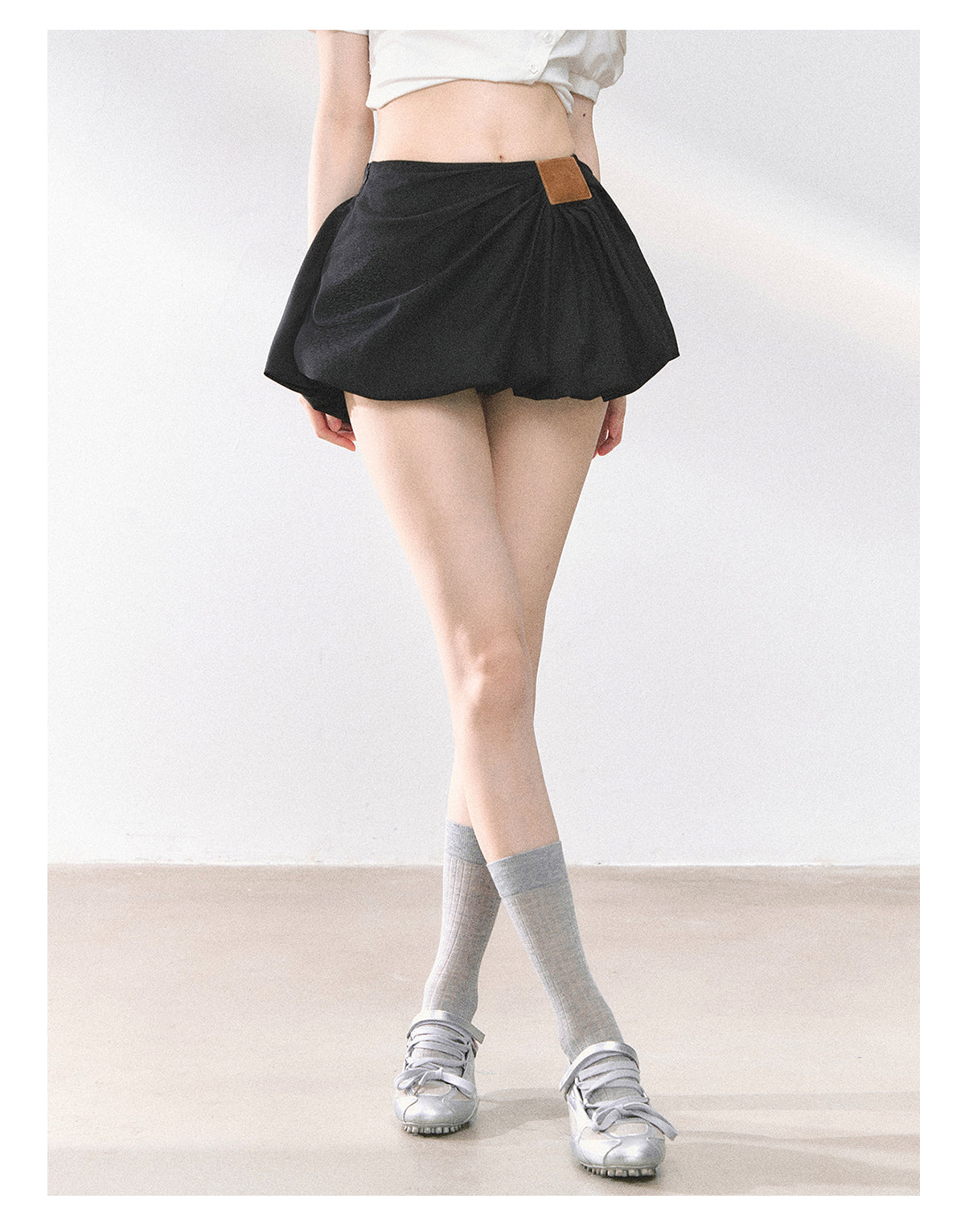 American Hot Girl Skirt Women Summer High Waist A- Line Slimming