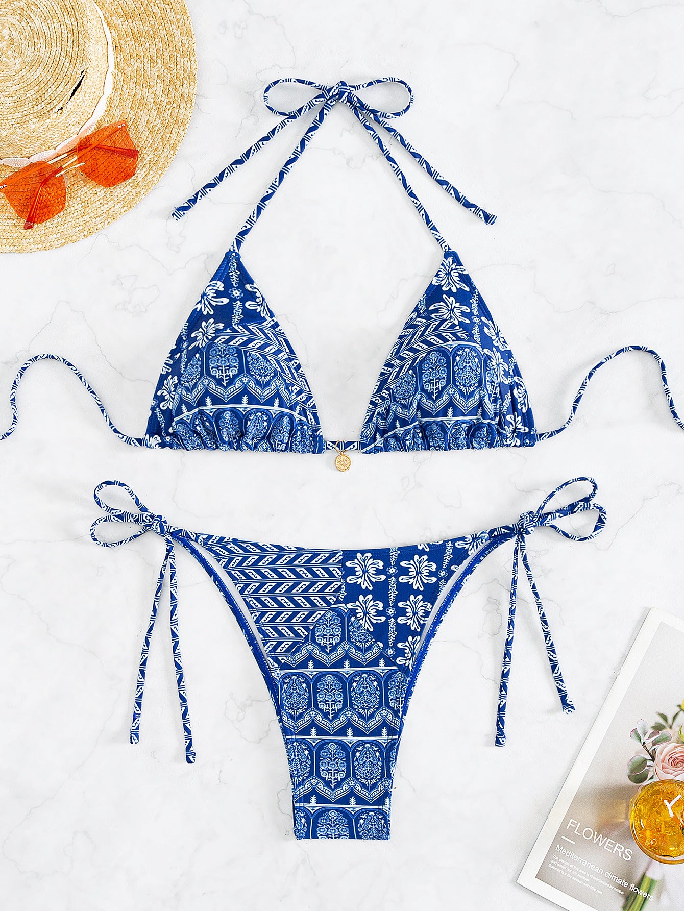 Lace-up Swimwear Deluxe Bikini Set