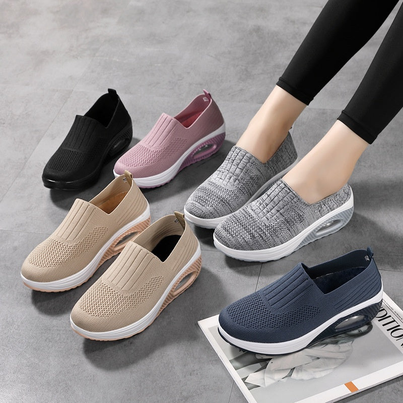 Middle-aged And Elderly Mom Shoes Mesh Outdoor Running Shoes