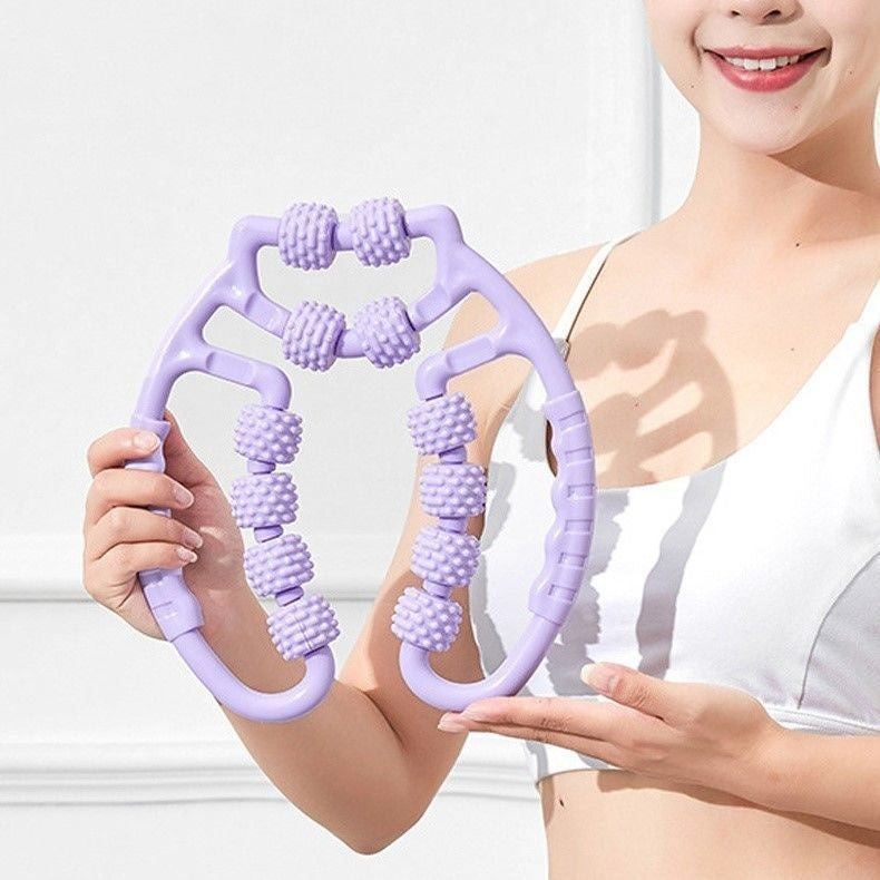 Ring Clip Leg Massager Roller Thin Muscle Relaxation Leg Meridian Dredging