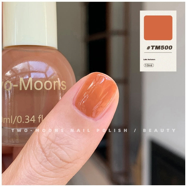 Pure Color Sequins Nail Polish Baking-free And Tear-free