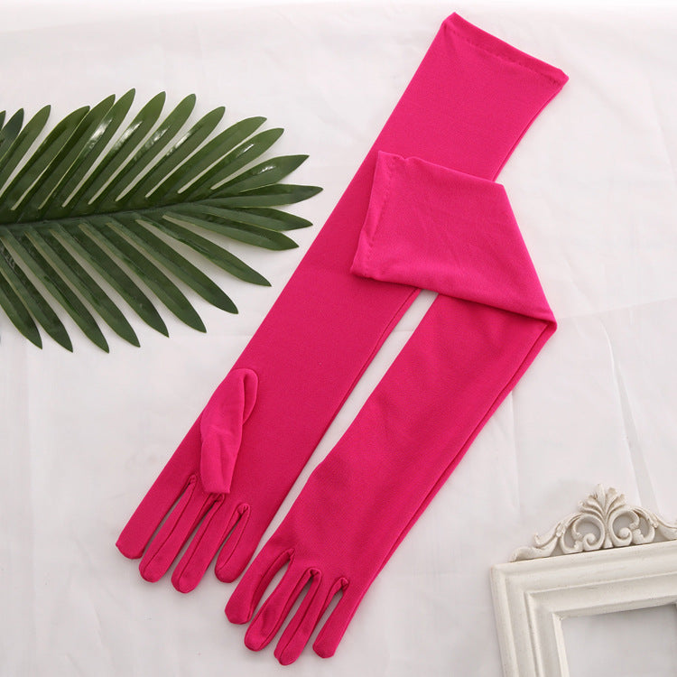 50cm Over Elbow Performance Matte Stretch Gloves
