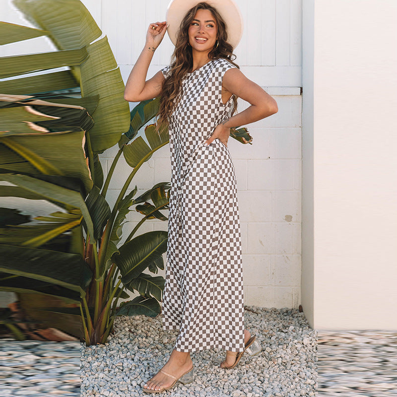 European And American Fashion & Trend Loose Wide Leg Jumpsuit