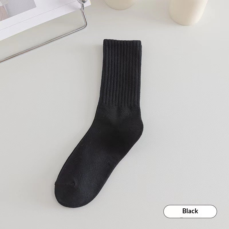 Solid-color Odor-resistant BreathableSweat-absorbing Socks