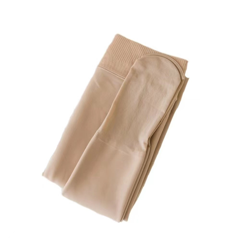 Hip Lifting Plus Velvet Thickened Natural Skin Color Leggings